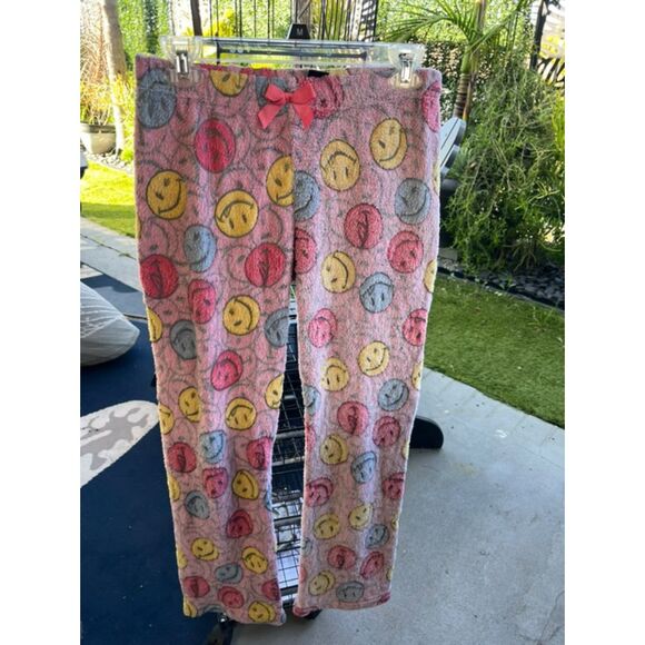 Size Medium Joe Boxer Y2K Style Smiley Face Pajama Pants - Picture 3 of 5